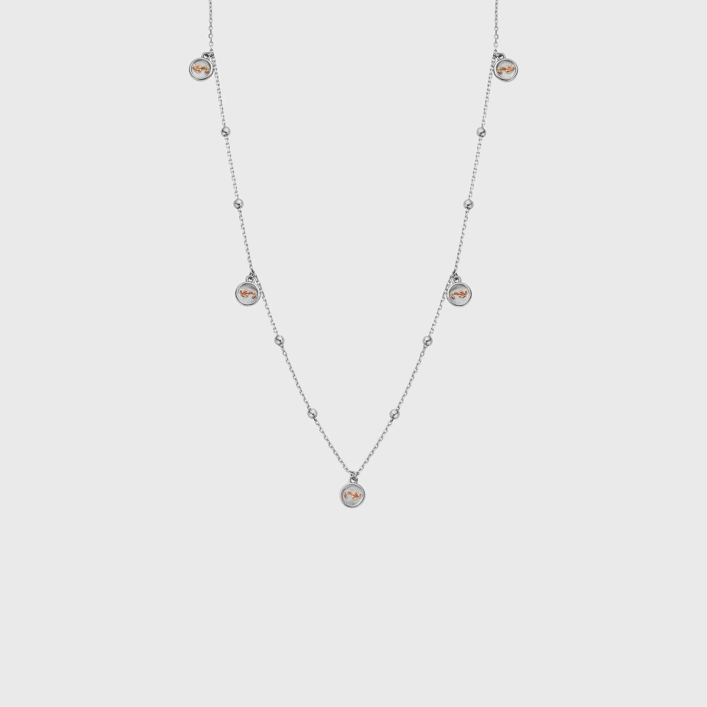 Clogau Tree of Life Insignia Silver Drop Necklace 3STOL0603