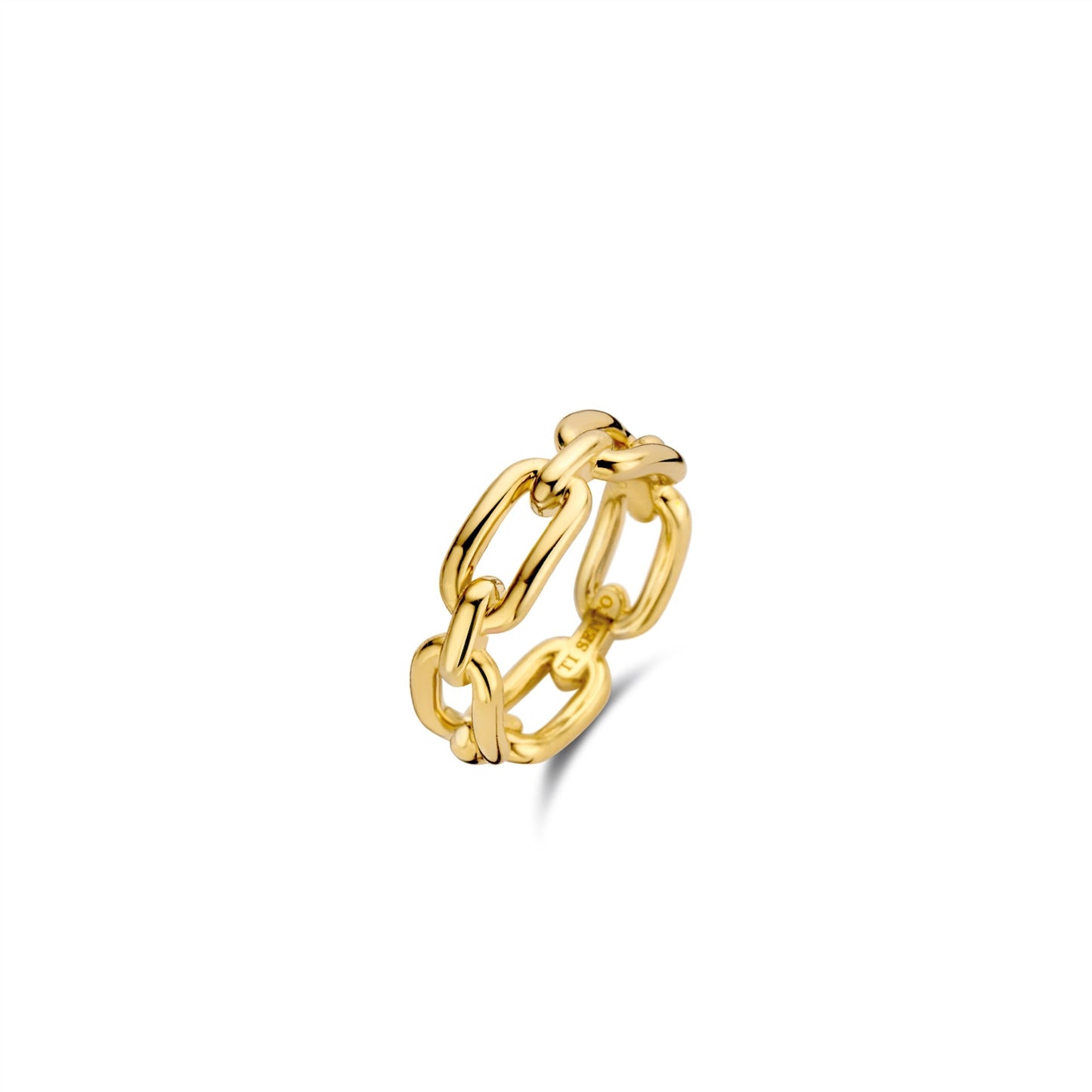Ti Sento Gold Plated Link Ring 12205SY