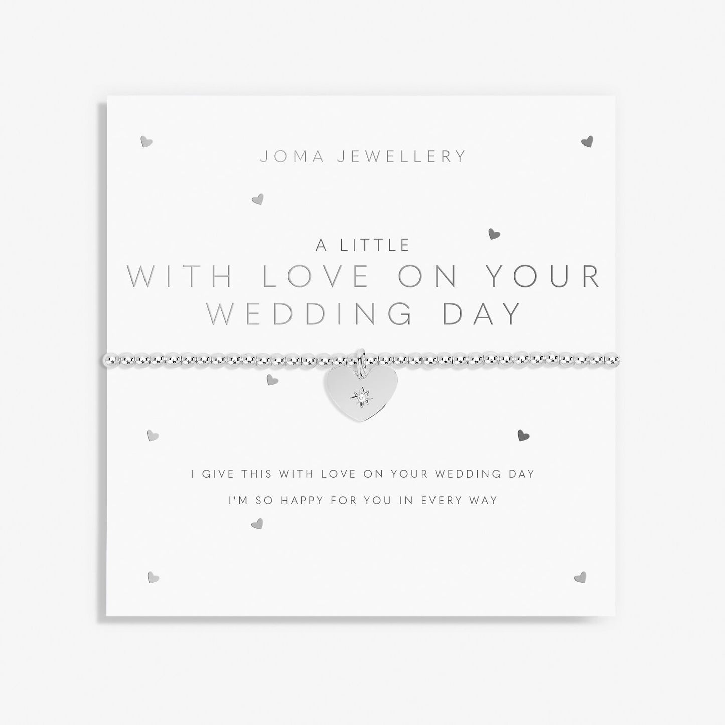 Joma Jewellery A Little With Love On Your Wedding Day Bracelet 5220