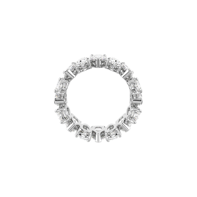 Swarovski Matrix Pear Silver Tone ring size 55 5689468