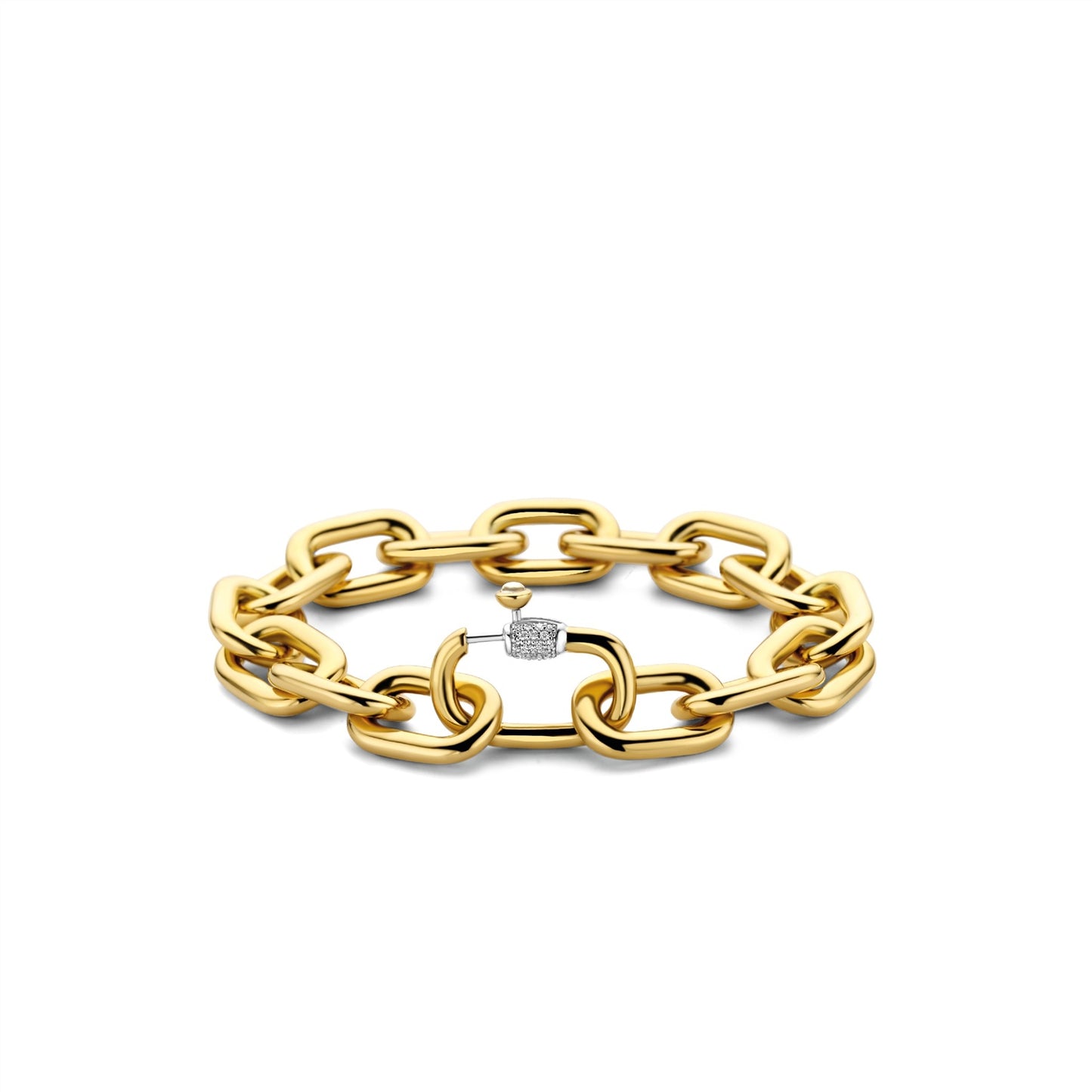 Ti Sento Gold Plated Large Link Bracelet 2949SY