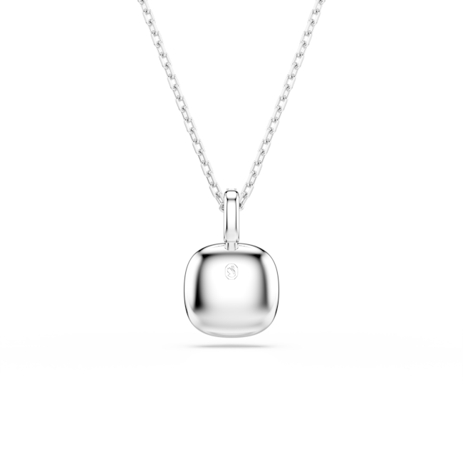 SWAROVSKI Una Angelic pendant, Cushion cut, White, Rhodium plated 5754340