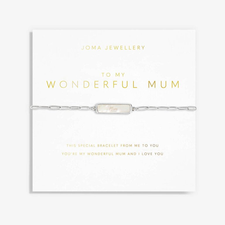 Joma My Moments 'To My Wonderful Mum' Bracelet 5757