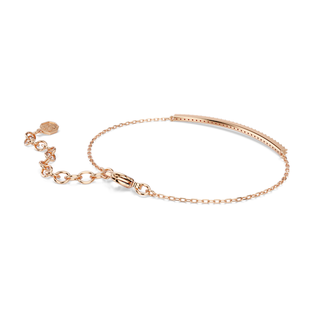 SWAROVSKI Only bracelet, Round cut, Pink, 18K rose gold finish 5757999