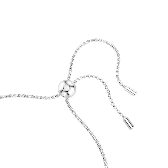 SWAROVSKI Matrix bracelet, Round cut, Pink, Rhodium plated 5763042