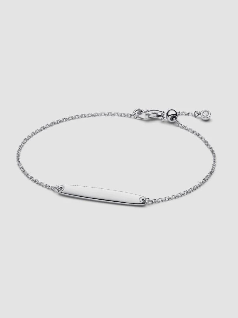 PANDORA Engravable Bar Chain Bracelet 594010C01