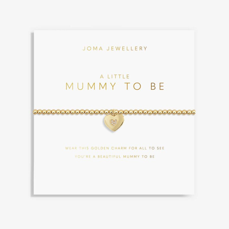 Joma Gold A Little 'Mummy To Be' Bracelet 5955