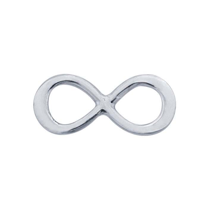 Perma Jewel Sterling Silver Infinity Link Connector PJ-9252089