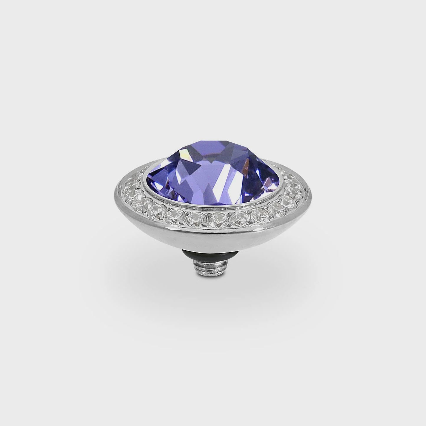 Qudo S/S Tondo Deluxe 13mm Top Tanzanite 647070