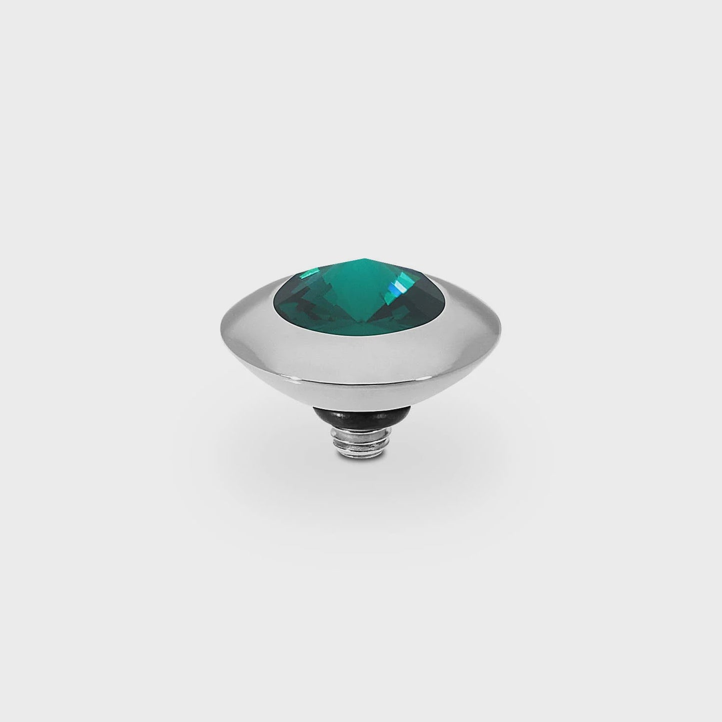 Qudo S/S Tondo 11mm Top Emerald 653815