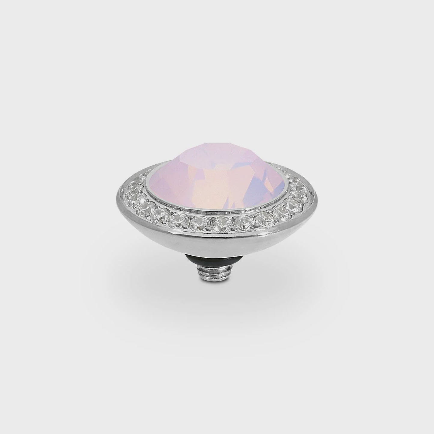Qudo S/S Tondo Deluxe 13mm Top Rose Opal 656075