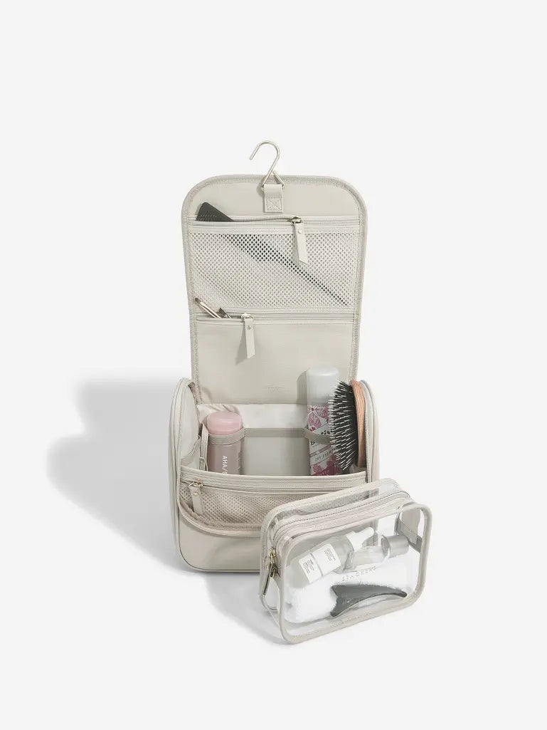 Stackers Oatmeal Large Haniging Washbag 75630