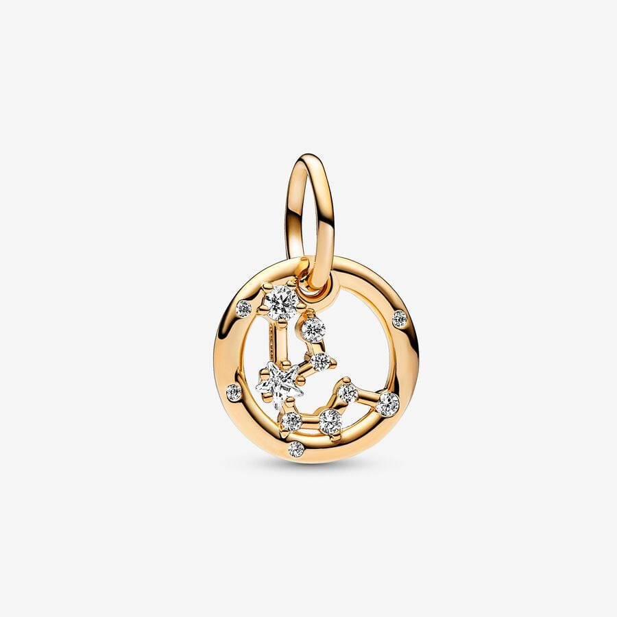 PANDORA Aquarius Zodiac Dangle Charm 762717C01