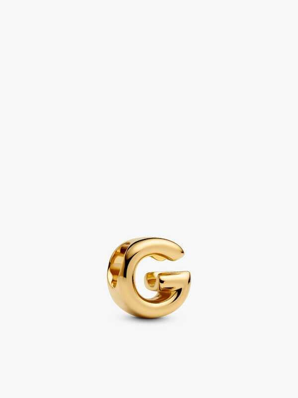 PANDORA Gold Plated Letter G Charm 763953C00