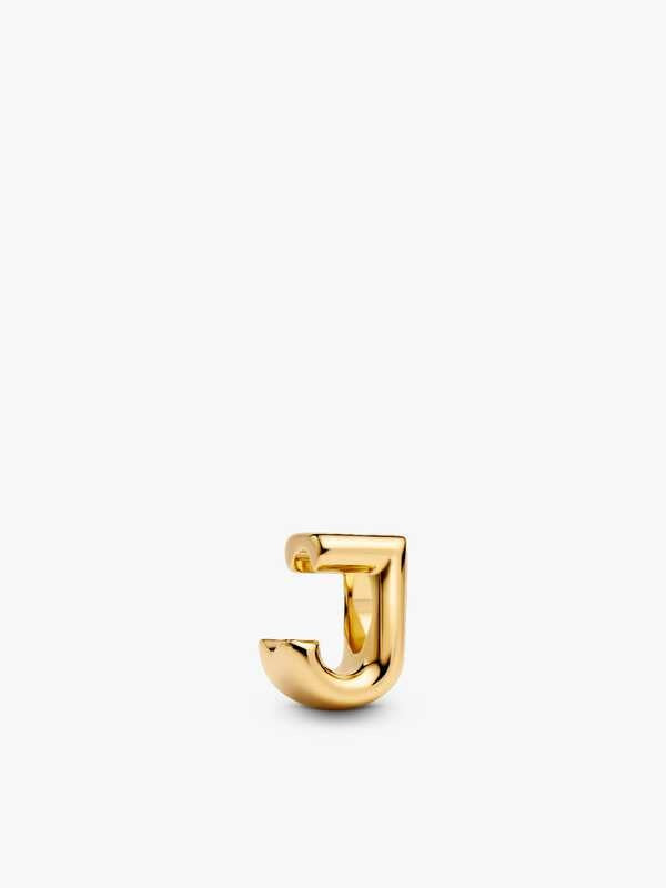 PANDORA Gold Plated Letter J Charm 763956C00