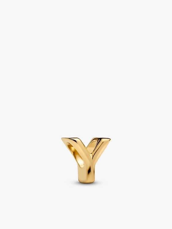 PANDORA Gold Plated Letter Y Charm 763971C00