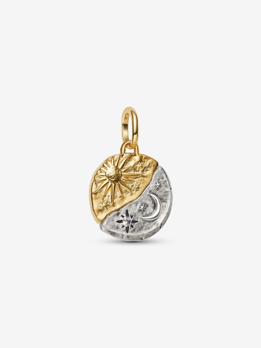 PANDORA Sun and Moon Medallion Charm 763977C01