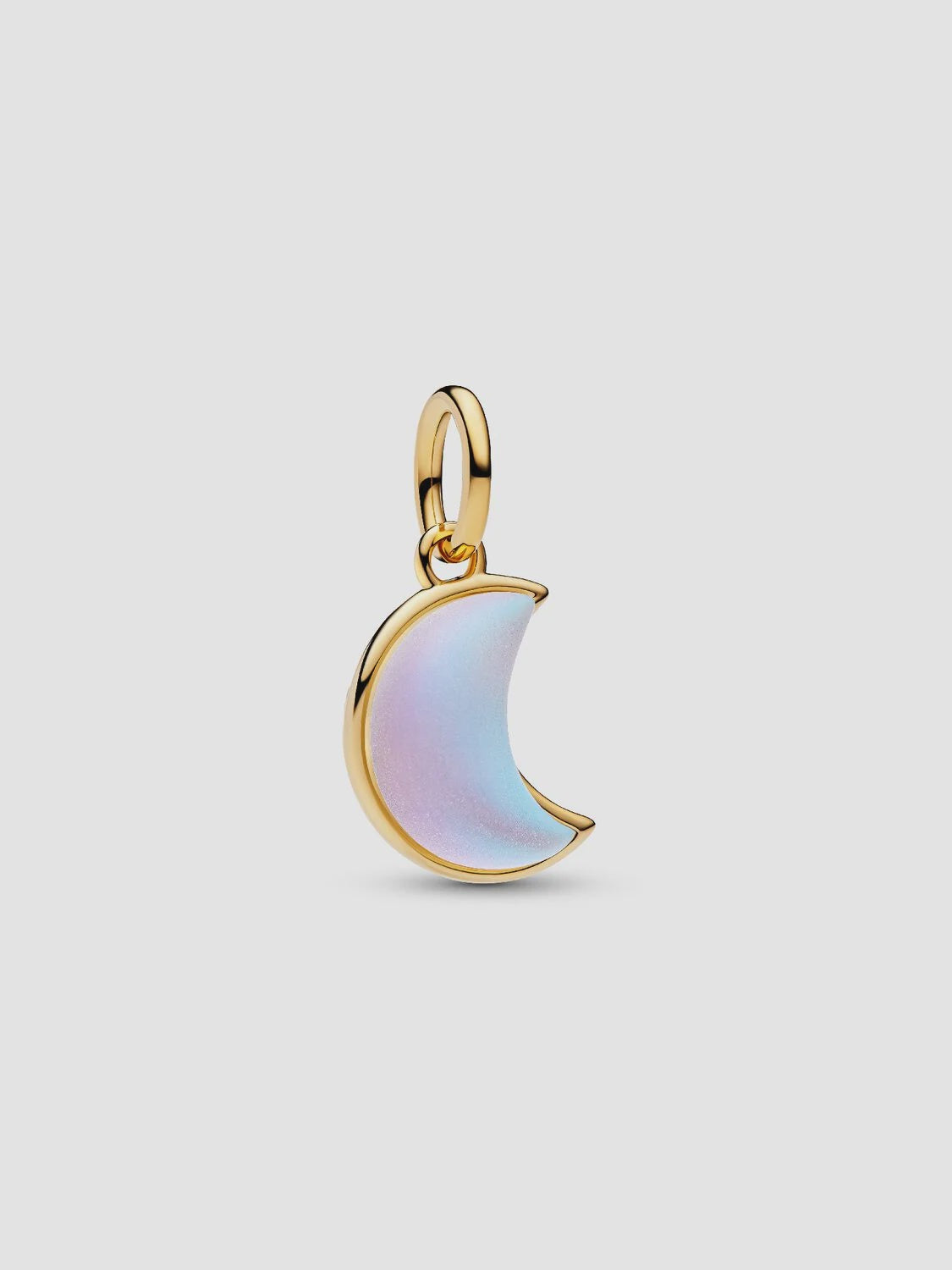 PANDORA Sparkling Crescent Moon Dangle Charm 14k gold plating 764275C01