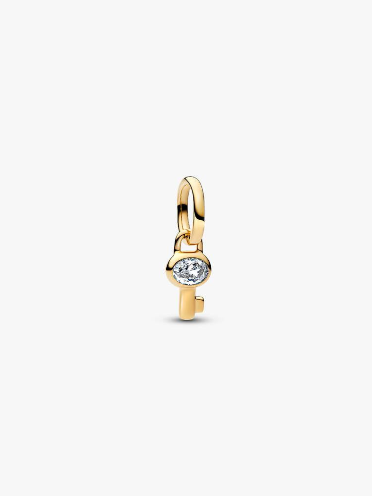 PANDORA Key Mini Dangle Charm 14k gold plating 764339C01