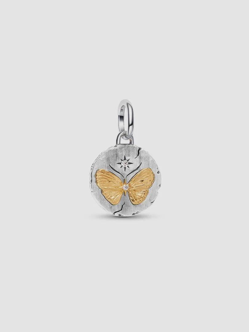 PANDORA Butterfly Medallion Charm 764803C01