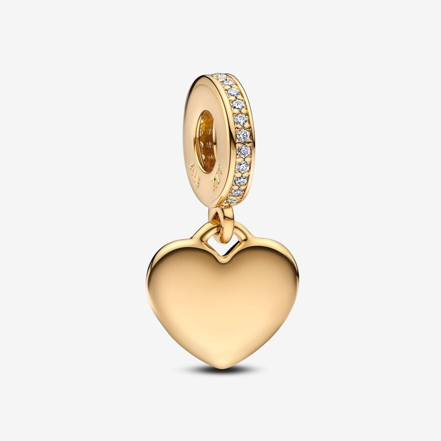PANDORA YGP Engravable Heart Tag Dangle Charm 768761C01