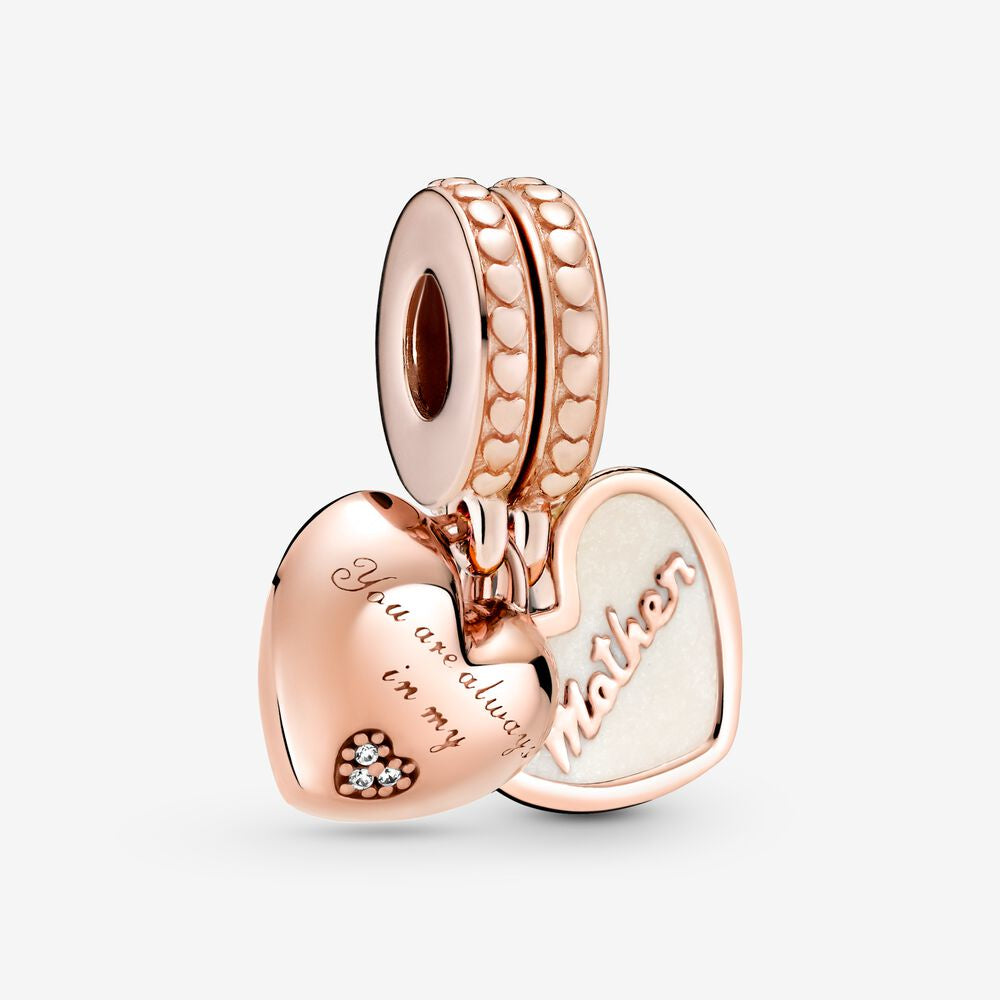 PANDORA You're Always in My Heart Split Dangle Charm 782072EN23