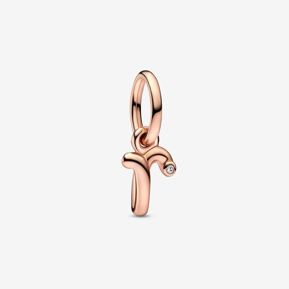 PANDORA Letter r Script Alphabet Dangle Charm 782477C01