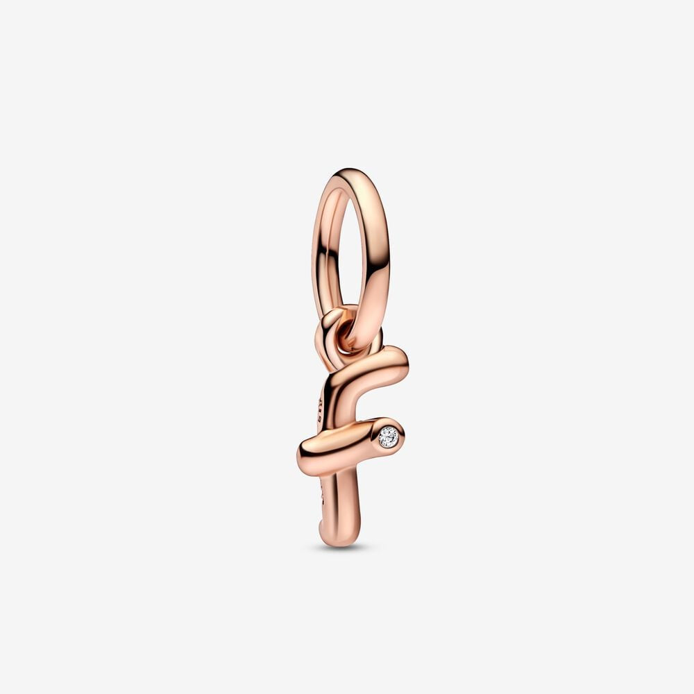 PANDORA Letter f Script Alphabet Dangle Charm 782532C01