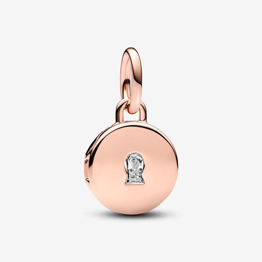 PANDORA Openable & Engravable Love Locket Dangle Charm 783066C01