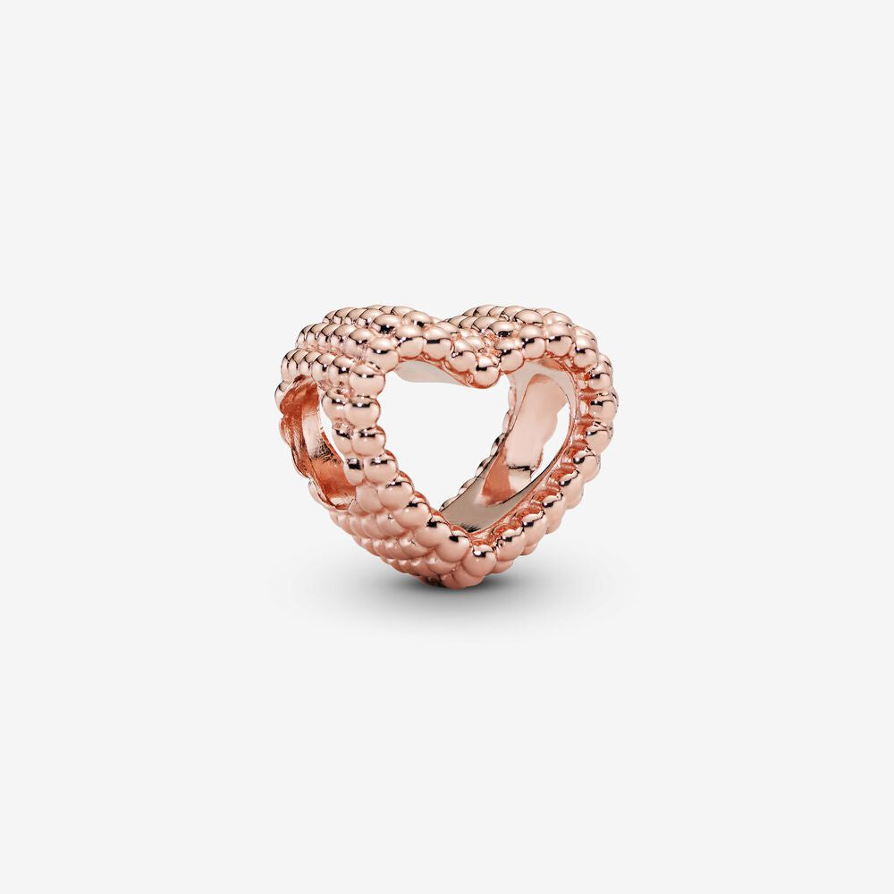 PANDORA Beaded Open Heart Charm 787516