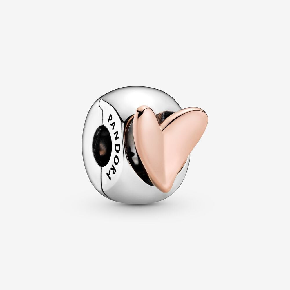 PANDORA Freehand Heart Clip Charm 788697C00