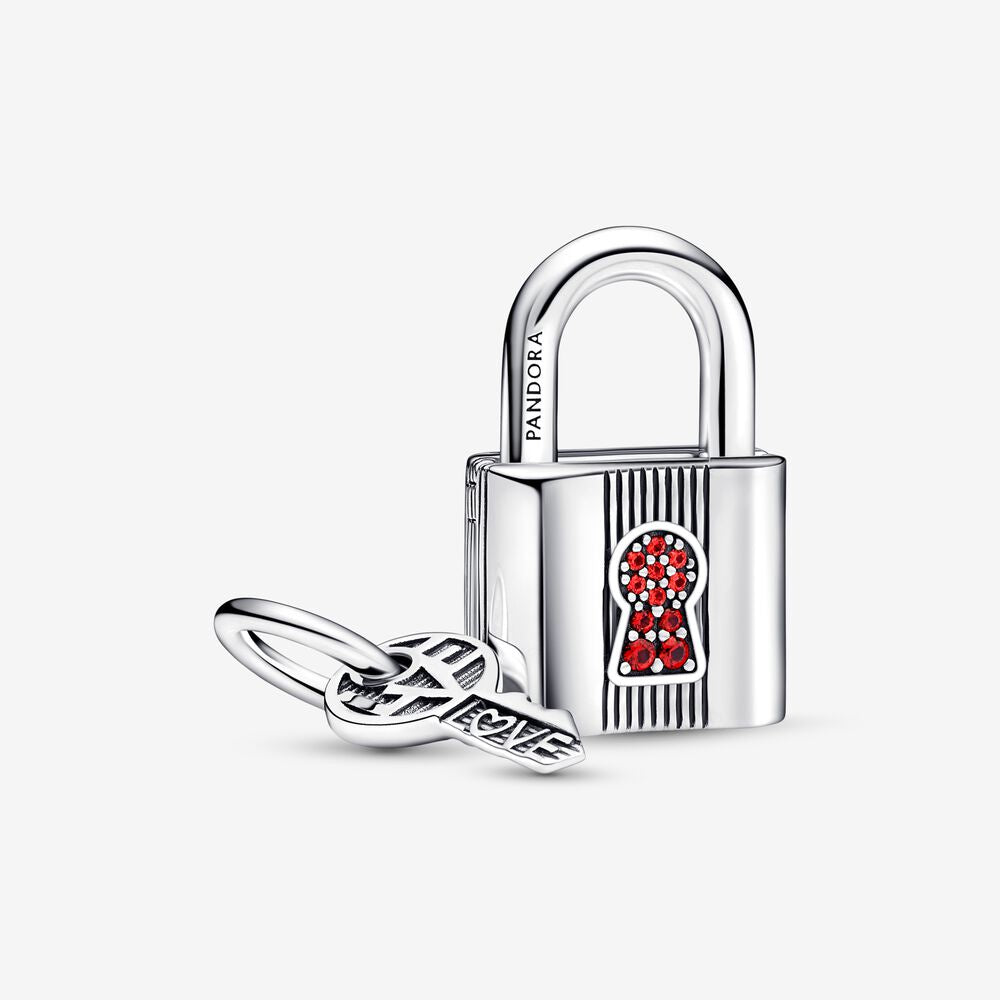 PANDORA Padlock and Key Dangle Charm 790088C02