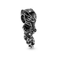 PANDORA Marvel Black Panther Silver Charm with Black Enamel 790783C01