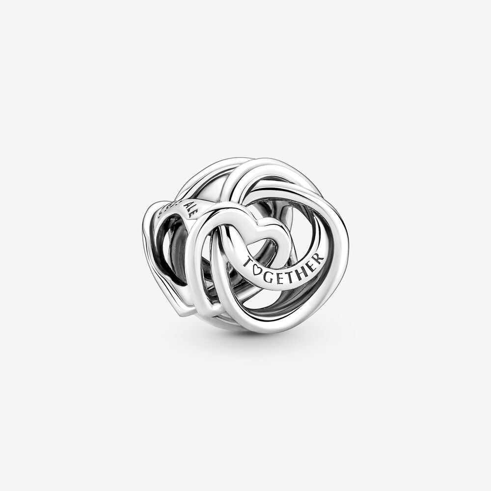 PANDORA Silver Encircled heart Charm 791507C00