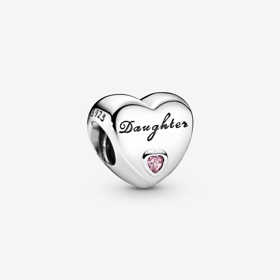 PANDORA Daughter Heart Charm 791726PCZ