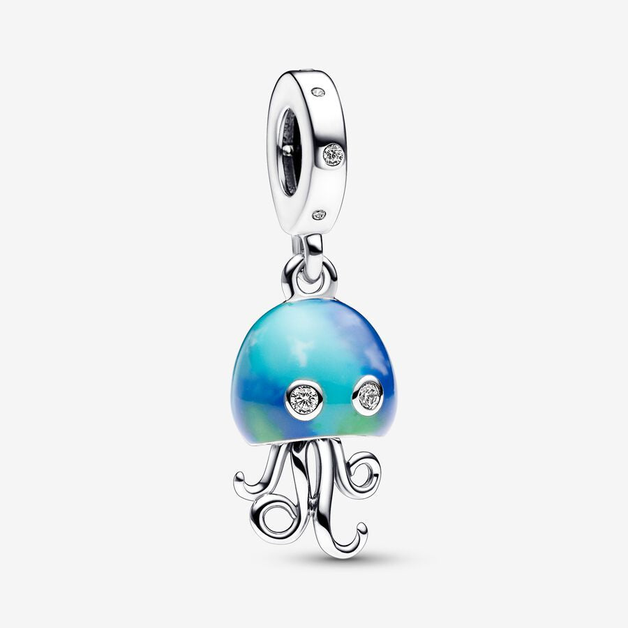 PANDORA Colour-changing Jellyfish Dangle Charm 792704C01