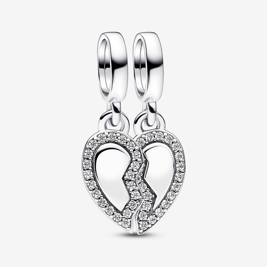 PANDORA Friends Splitable Heart Dangle Charm 792743C01