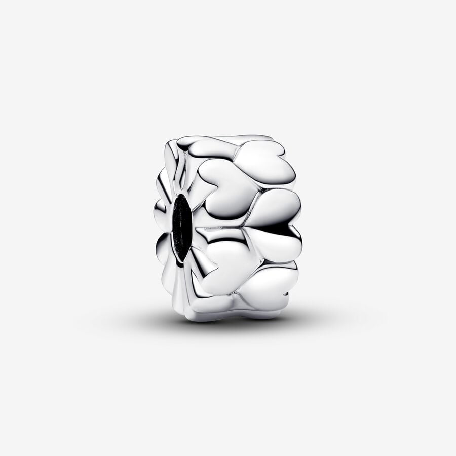 PANDORA Heart Pattern Clip Charm 792828C00