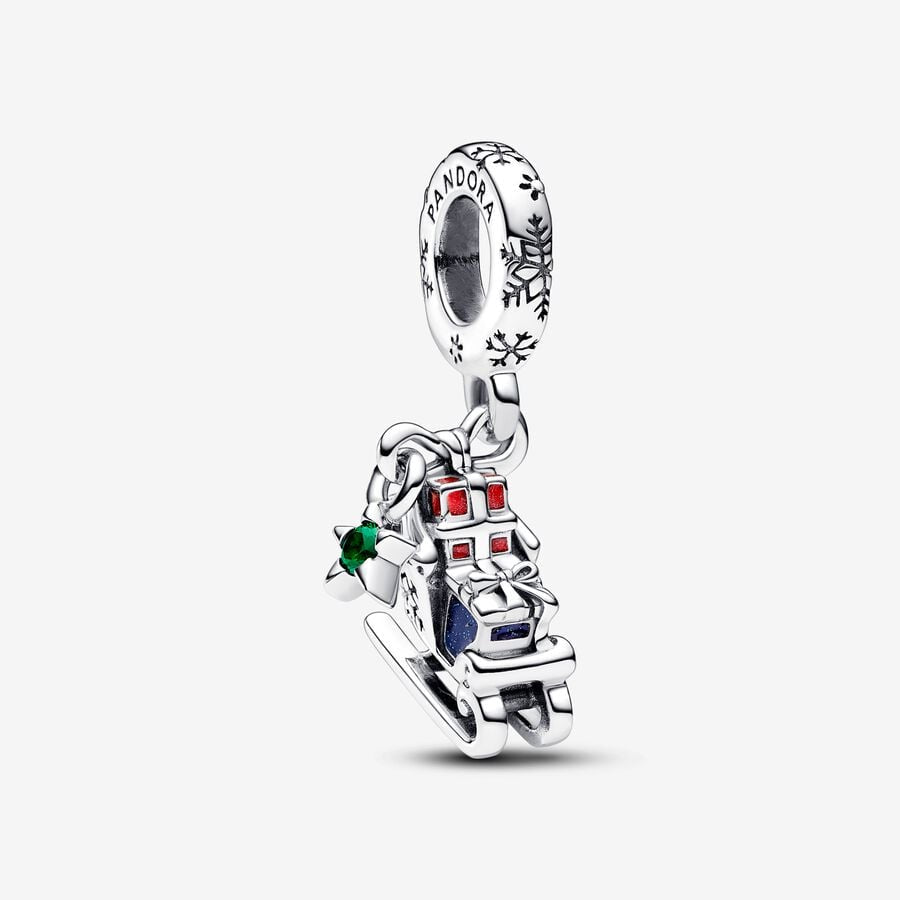 PANDORA Christmas Sleigh 2023 Dangle Charm 792977C01