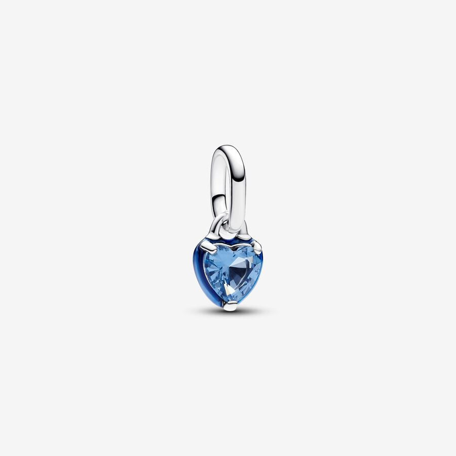 PANDORA ME Blue Chakra Heart Mini Dangle Charm 793042C02