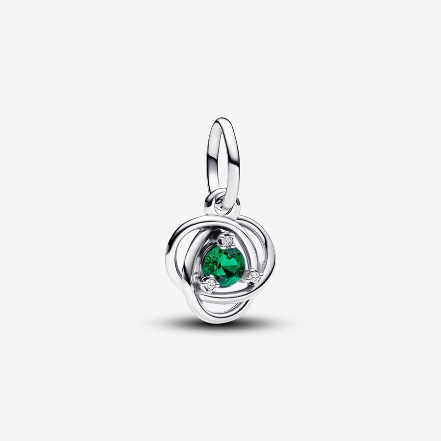 PANDORA Green Eternity Circle Dangle Charm 793125C05