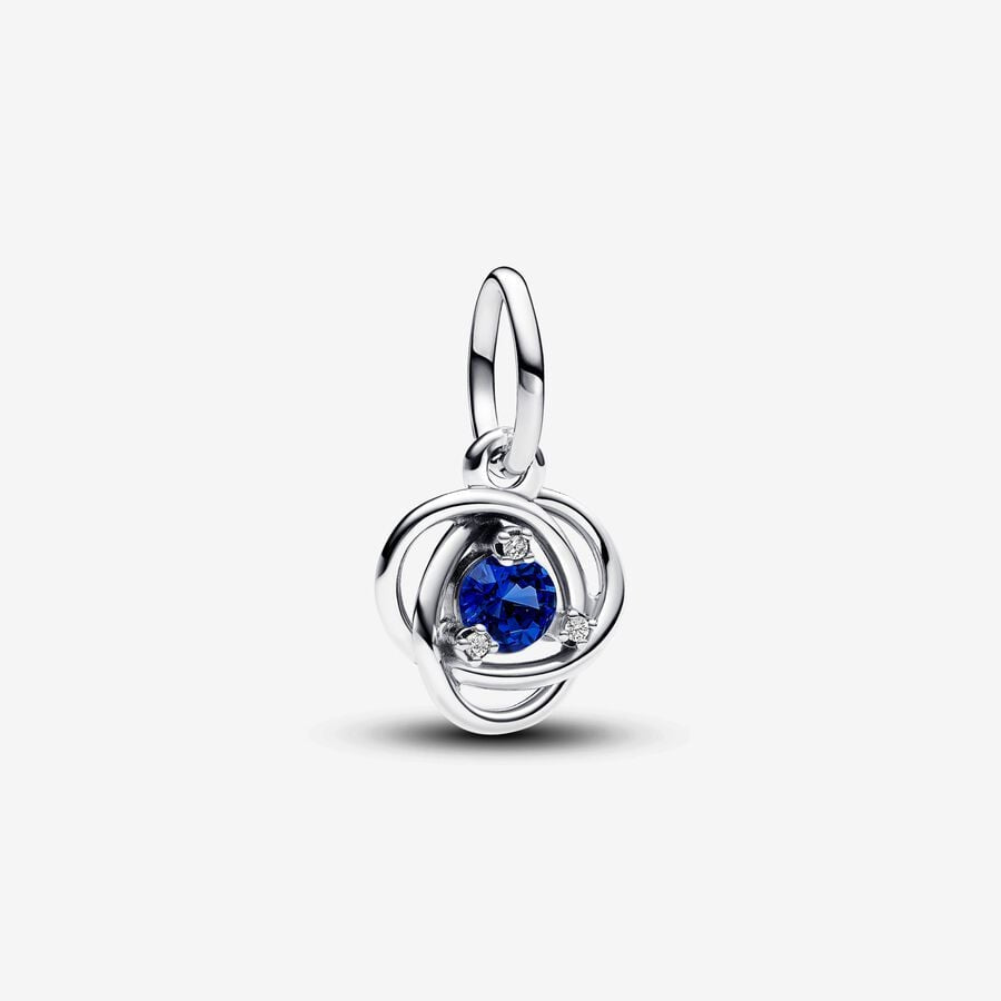 PANDORA Blue Eternity Circle Dangle Charm 793125C09