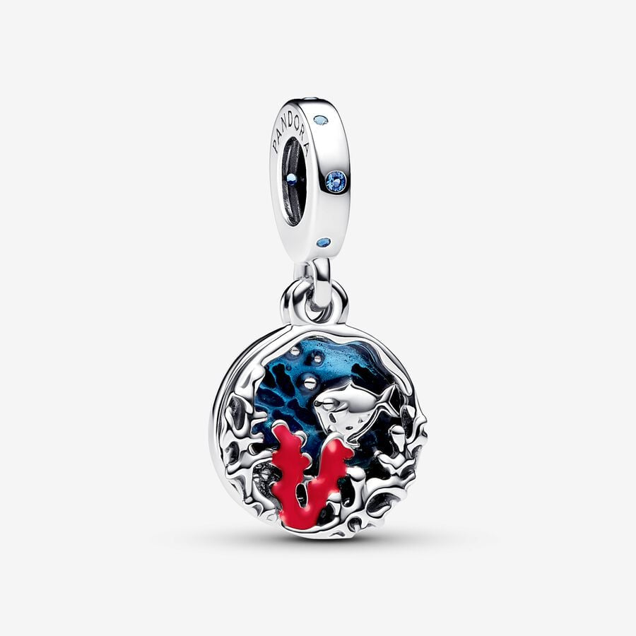 PANDORA Australian Coral & Fish Double Dangle Charm 793350C01
