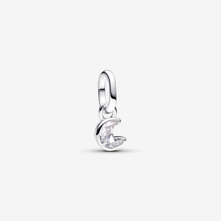 PANDORA PANDORA ME Sparkling Moon Mini Dangle Charm 793364C01