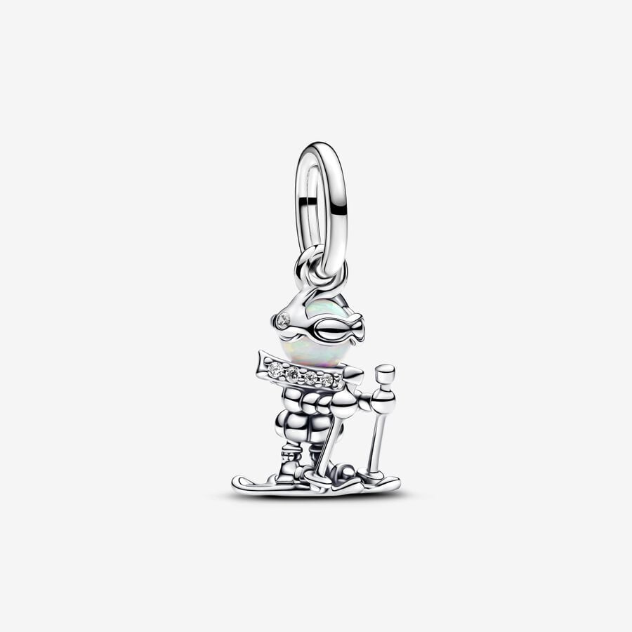 PANDORA Skier Dangle Charm 793514C01