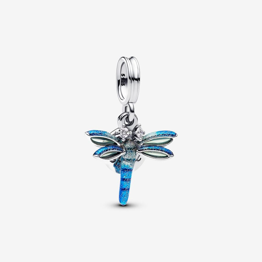 PANDORA Dragonfly Double Dangle Charm 793745C01