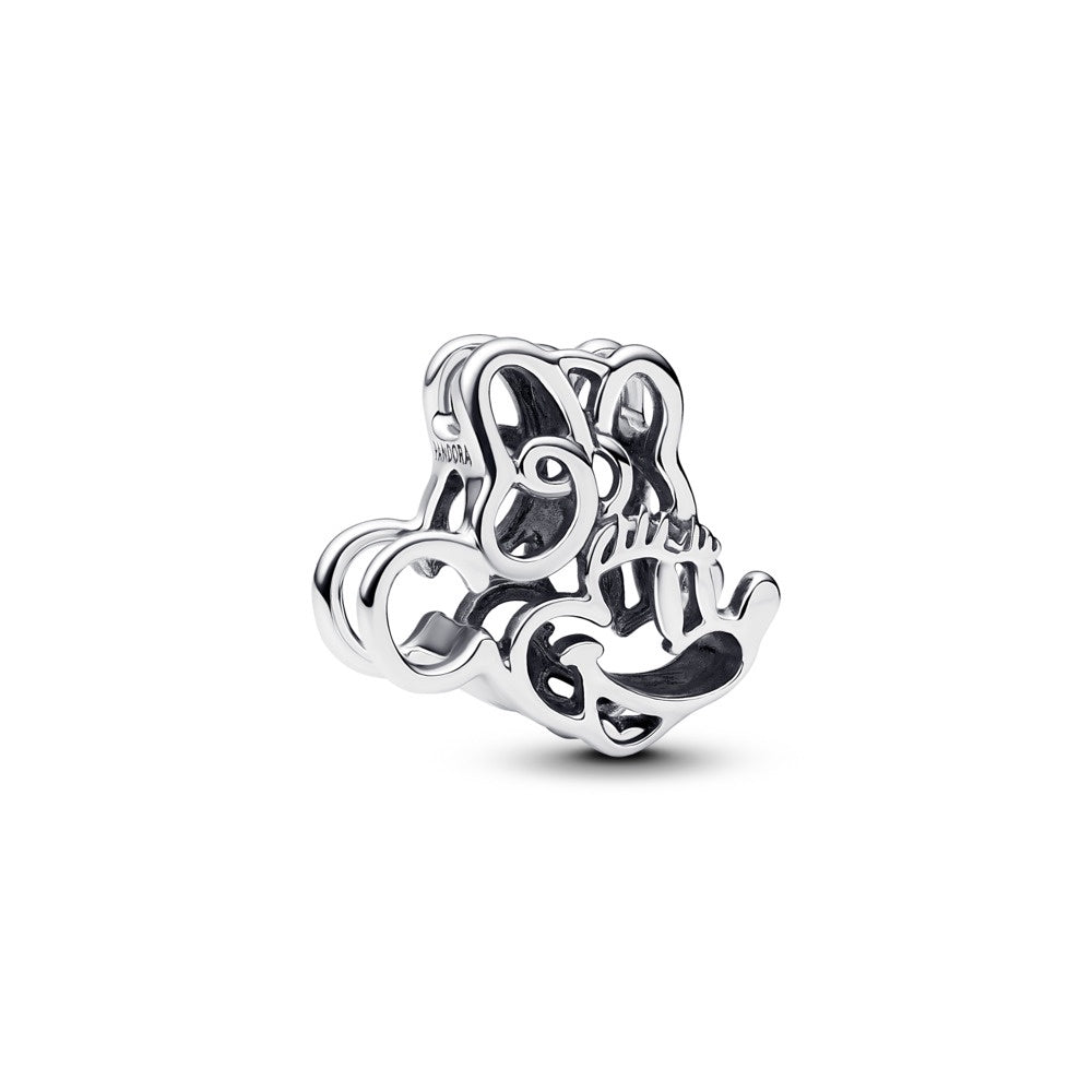 PANDORA Disney Minnie Mouse Openwork Silver Charm 793908C00