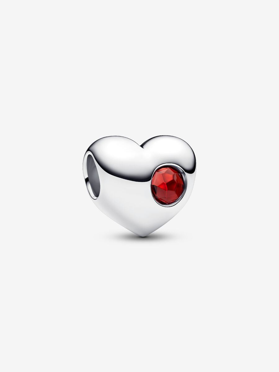 PANDORA Engravable January Birthstone Heart Charm 794161C01