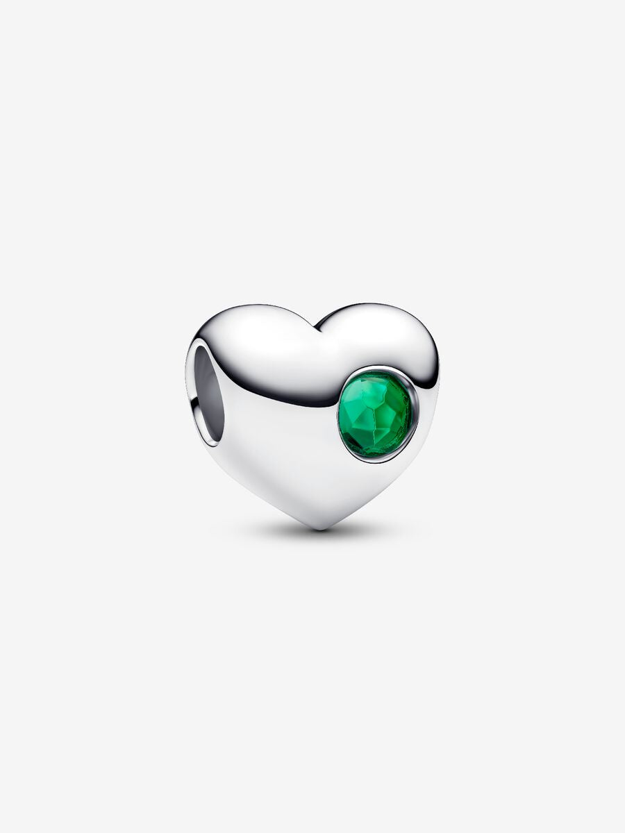 PANDORA Engravable May Birthstone Heart Charm 794161C05