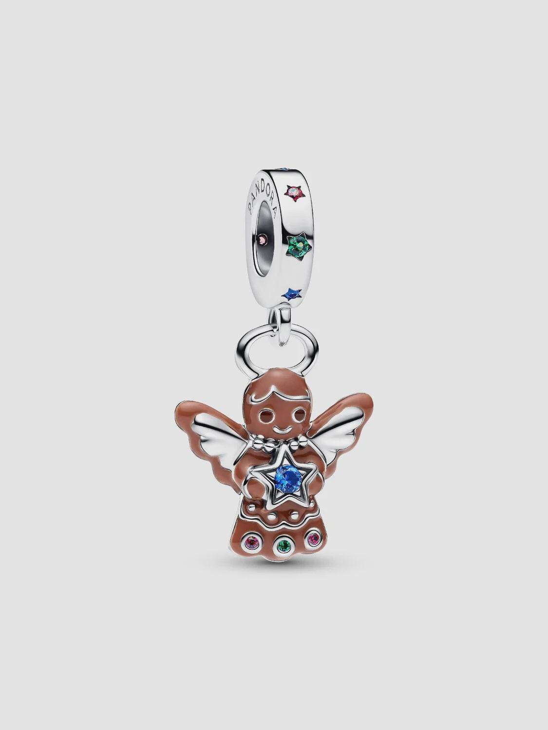 PANDORA Gingerbread Angel Dangle Charm Sterling silver 794247C01